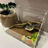 Maxbell Reptile Breeding Box Transparent Snake Breeding Box for Snake Frogs Scorpion S