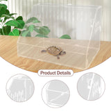 Maxbell Reptile Breeding Box Transparent Snake Breeding Box for Snake Frogs Scorpion S