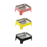 Maxbell Elevated Dog Bowl Pet Supplies Stable Base 15° Tilted for Kittens Cats Puppy pink