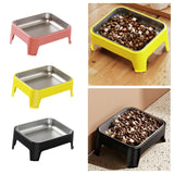 Maxbell Elevated Dog Bowl Pet Supplies Stable Base 15° Tilted for Kittens Cats Puppy pink