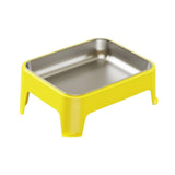 Maxbell Elevated Dog Bowl Pet Supplies Stable Base 15° Tilted for Kittens Cats Puppy yellow