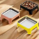 Maxbell Elevated Dog Bowl Pet Supplies Stable Base 15° Tilted for Kittens Cats Puppy black