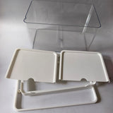 Maxbell Small Turtle Tank Versatile Terrapin Breeding Box for Turtles Crabs Crayfish White