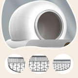 Maxbell Self Cleaning Cat Litter Box Filter Durability Premium Replacement for PJ035