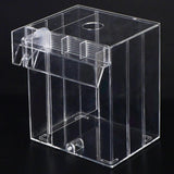 Maxbell Aquarium Breeder Box Easy Installation Guppy Separation Net Fish Breeder Box Clear