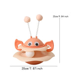 Maxbell Turntable Cat Toy Wobble Spinner for Indoor Adult Cats Medium and Small Cats Pink