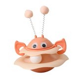 Maxbell Turntable Cat Toy Wobble Spinner for Indoor Adult Cats Medium and Small Cats Pink