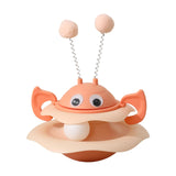 Maxbell Turntable Cat Toy Wobble Spinner for Indoor Adult Cats Medium and Small Cats Pink