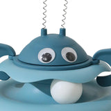 Maxbell Turntable Cat Toy Wobble Spinner for Indoor Adult Cats Medium and Small Cats Blue