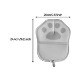 Maxbell Pet Hair Removal Glove for Cat Dogs Cat Grooming Glove for Car Seat Clothing Gray