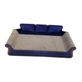 Maxbell Cat Scratcher Sofa Bed Grinding Claw Cat Scratching Board for Kitty Sleeping Blue