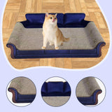 Maxbell Cat Scratcher Sofa Bed Grinding Claw Cat Scratching Board for Kitty Sleeping Blue