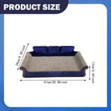 Maxbell Cat Scratcher Sofa Bed Grinding Claw Cat Scratching Board for Kitty Sleeping Blue