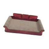 Maxbell Cat Scratcher Sofa Bed Grinding Claw Cat Scratching Board for Kitty Sleeping Red