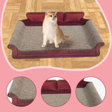 Maxbell Cat Scratcher Sofa Bed Grinding Claw Cat Scratching Board for Kitty Sleeping Red