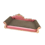 Maxbell Cat Scratcher Sofa Bed Grinding Claw Cat Scratching Board for Kitty Sleeping Pink