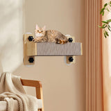Maxbell Cat Wall Step Space Saving Wall Scratching Post for Rest Stretch Grind Claws Rectangle Shape
