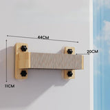 Maxbell Cat Wall Step Space Saving Wall Scratching Post for Rest Stretch Grind Claws Rectangle Shape
