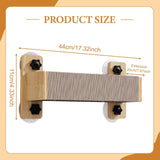 Maxbell Cat Wall Step Space Saving Wall Scratching Post for Rest Stretch Grind Claws Rectangle Shape