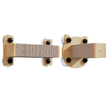 Maxbell Cat Wall Step Space Saving Wall Scratching Post for Rest Stretch Grind Claws Rectangle Shape