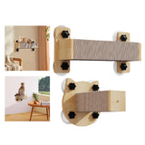 Maxbell Cat Wall Step Space Saving Wall Scratching Post for Rest Stretch Grind Claws Rectangle Shape