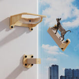 Maxbell Cat Wall Step Space Saving Wall Scratching Post for Rest Stretch Grind Claws Rectangle Shape