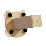 Maxbell Cat Wall Step Space Saving Wall Scratching Post for Rest Stretch Grind Claws Cat Head Shape