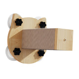 Maxbell Cat Wall Step Space Saving Wall Scratching Post for Rest Stretch Grind Claws Cat Head Shape