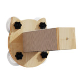 Maxbell Cat Wall Step Space Saving Wall Scratching Post for Rest Stretch Grind Claws Cat Head Shape