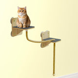 Maxbell Cat Wall Shelves Accessories Cat Climbing Shelf for Resting Playing Climbing Hemp Rope