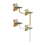 Maxbell Cat Wall Shelves Accessories Cat Climbing Shelf for Resting Playing Climbing Hemp Rope