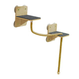Maxbell Cat Wall Shelves Accessories Cat Climbing Shelf for Resting Playing Climbing Hemp Rope