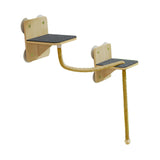 Maxbell Cat Wall Shelves Accessories Cat Climbing Shelf for Resting Playing Climbing Hemp Rope