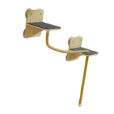 Maxbell Cat Wall Shelves Accessories Cat Climbing Shelf for Resting Playing Climbing Hemp Rope
