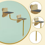 Maxbell Cat Wall Shelves Accessories Cat Climbing Shelf for Resting Playing Climbing Hemp Rope
