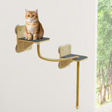 Maxbell Cat Wall Shelves Accessories Cat Climbing Shelf for Resting Playing Climbing Hemp Rope