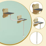 Maxbell Cat Wall Shelves Accessories Cat Climbing Shelf for Resting Playing Climbing Cotton Rope
