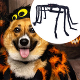 Maxbell Halloween Dogs Cats Costume Simulation Comfortable Easy to Wear Pets Outfits Black Large