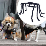 Maxbell Halloween Dogs Cats Costume Simulation Comfortable Easy to Wear Pets Outfits Black Large