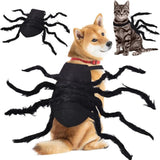 Maxbell Halloween Dogs Cats Costume Simulation Comfortable Easy to Wear Pets Outfits Black Large