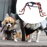 Maxbell Halloween Dogs Cats Costume Simulation Comfortable Easy to Wear Pets Outfits Orange Large