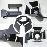 Maxbell LED Track Light Shade Sturdy Aluminum Illumination for Home School Car Shows 6.1cm