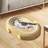 Maxbell Cat Scratcher Bed High Density Nest Pet Supplies Comfortable for Indoor Cats With Flower Balls