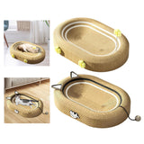 Maxbell Cat Scratcher Bed High Density Nest Pet Supplies Comfortable for Indoor Cats With Flower Balls
