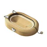 Maxbell Cat Scratcher Bed High Density Nest Pet Supplies Comfortable for Indoor Cats With Cat Ears Decor