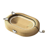 Maxbell Cat Scratcher Bed High Density Nest Pet Supplies Comfortable for Indoor Cats With Cat Ears Decor