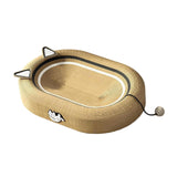 Maxbell Cat Scratcher Bed High Density Nest Pet Supplies Comfortable for Indoor Cats With Cat Ears Decor