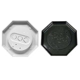 Maxbell 8161-5 Siding Lamp Octagon Mounting Kit Stable for Driveway Walkway Entrance White