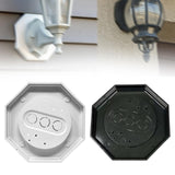 Maxbell 8161-5 Siding Lamp Octagon Mounting Kit Stable for Driveway Walkway Entrance White
