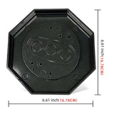 Maxbell 8161-5 Siding Lamp Octagon Mounting Kit Stable for Driveway Walkway Entrance Black